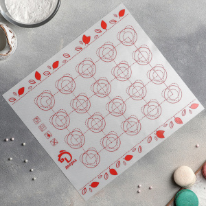 Коврик армированный Макарон.Листики 29,3х26 см